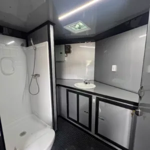 Drone Enclosed Trailer Hybrid 8.5x32TA, 8.5x32 enclosed car hauler for sale at AnchorBox (view 5)