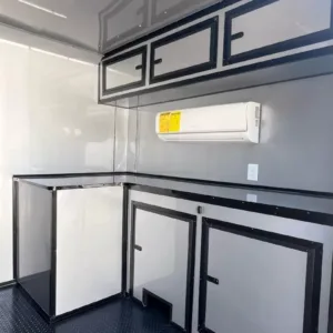 Charcoal Race Trailer Ready 8.5x36TTA, 8.5x36 enclosed car hauler for sale at AnchorBox (view 5)