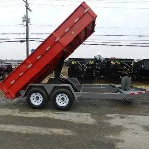 Bwise 7 x 14 Dump Trailer Low for sale at AnchorBox Containers