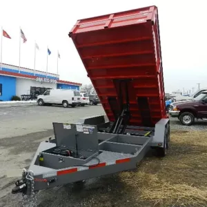 BWise 7 x 14 Dump Trailer Low Profile With Ramps, bwise 7x14 dump trailer for sale at AnchorBox (view 4)