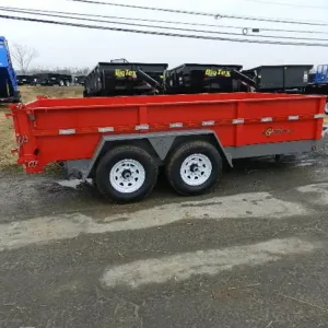 BWise 7 x 14 Dump Trailer Low Profile With Ramps, bwise 7x14 dump trailer for sale at AnchorBox (view 5)