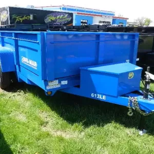 BWise 6 x 12 Dump Trailer 10K Spreader Gate, 10k 6x12 dump trailer for sale at AnchorBox (view 2)