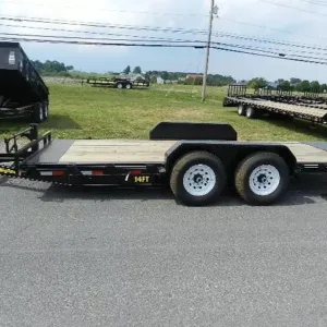 Big Tex 7 x 18 Full Tilt Equipment Trailer Removable Fenders, big 7x18 equipment trailer for sale at AnchorBox (view 2)