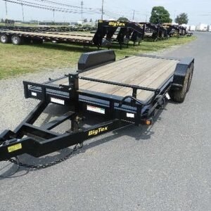 Big Tex 7 x 18 Full Tilt Equipment Trailer Removable Fenders, big 7x18 equipment trailer for sale at AnchorBox (view 5)