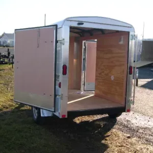 Homesteader 5 x 8 Enclosed Trailer Single, 5x8 enclosed car hauler 4 for sale at AnchorBox (view 4)