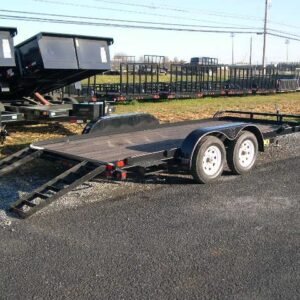 Big Tex 7 x 16 Open Car Trailer, big 7x16 open car hauler for sale at AnchorBox (view 3)