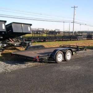 Big Tex 7 x 16 Open Car Trailer, big 7x16 open car hauler for sale at AnchorBox (view 4)
