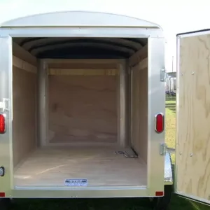 Carry On 5 x 8 Enclosed Cargo Trailer Side Door, side 5x8 enclosed car hauler for sale at AnchorBox (view 5)