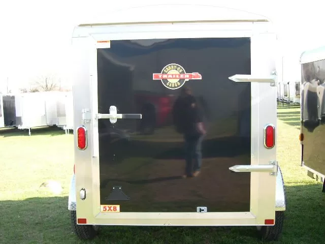 Carry On 5 x 8 Enclosed Cargo Trailer Side Door Carry On 5 x 8 Enclosed Cargo Trailer Side Door, side 5x8 enclosed car hauler for sale at AnchorBox (view 4)