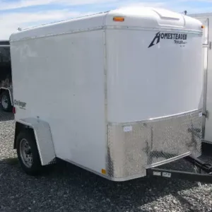 Homesteader 5 x 8 Enclosed Cargo Trailer, 5x8 enclosed car hauler 2 for sale at AnchorBox (view 3)