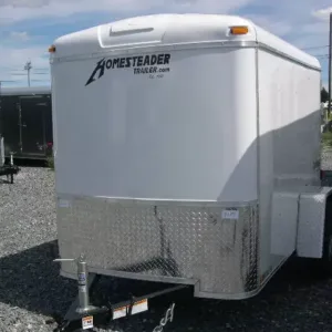 Homesteader 5 x 8 Enclosed Cargo Trailer, 5x8 enclosed car hauler 2 for sale at AnchorBox (view 5)