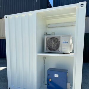 White 10 foot Container, white 10ft shipping container for sale at AnchorBox (view 3)