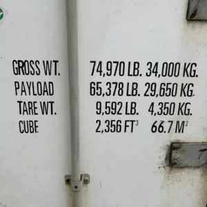 Maersk RAHC-031 Used 40ft Cold Storage Reefer Container - Model CCR18060, maersk used shipping container for sale at AnchorBox (view 4)